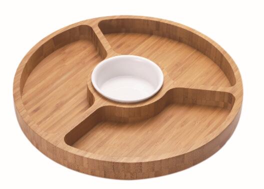 Bamboo Snack Plate